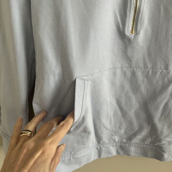 Lilly Pulitzer Skipper Popover Sweatshirt XS Peak A Boo Lace Preppy Golf Tennis - Picture 11 of 16